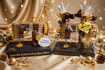 Pralinen Nähmaschine zum Geburtstag
